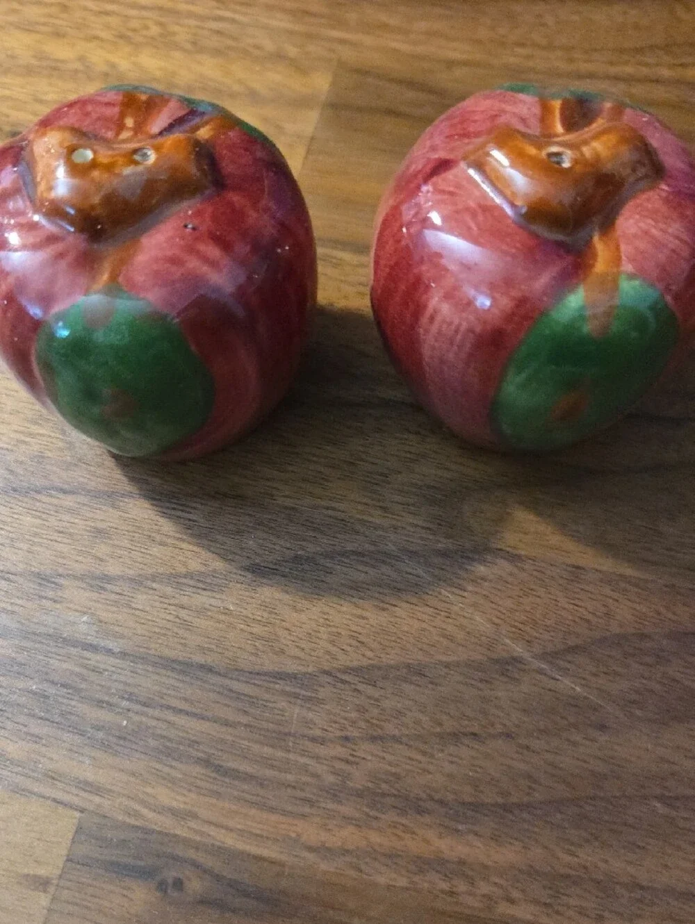 Franciscan Apple Salt And Pepper Shakers